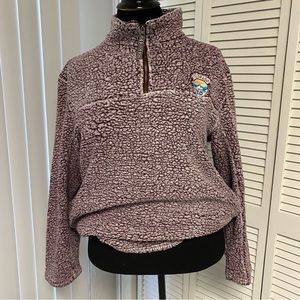 Just 4 Wear Colorado Sherpa Half-Zip Jacket Sweater Size XL